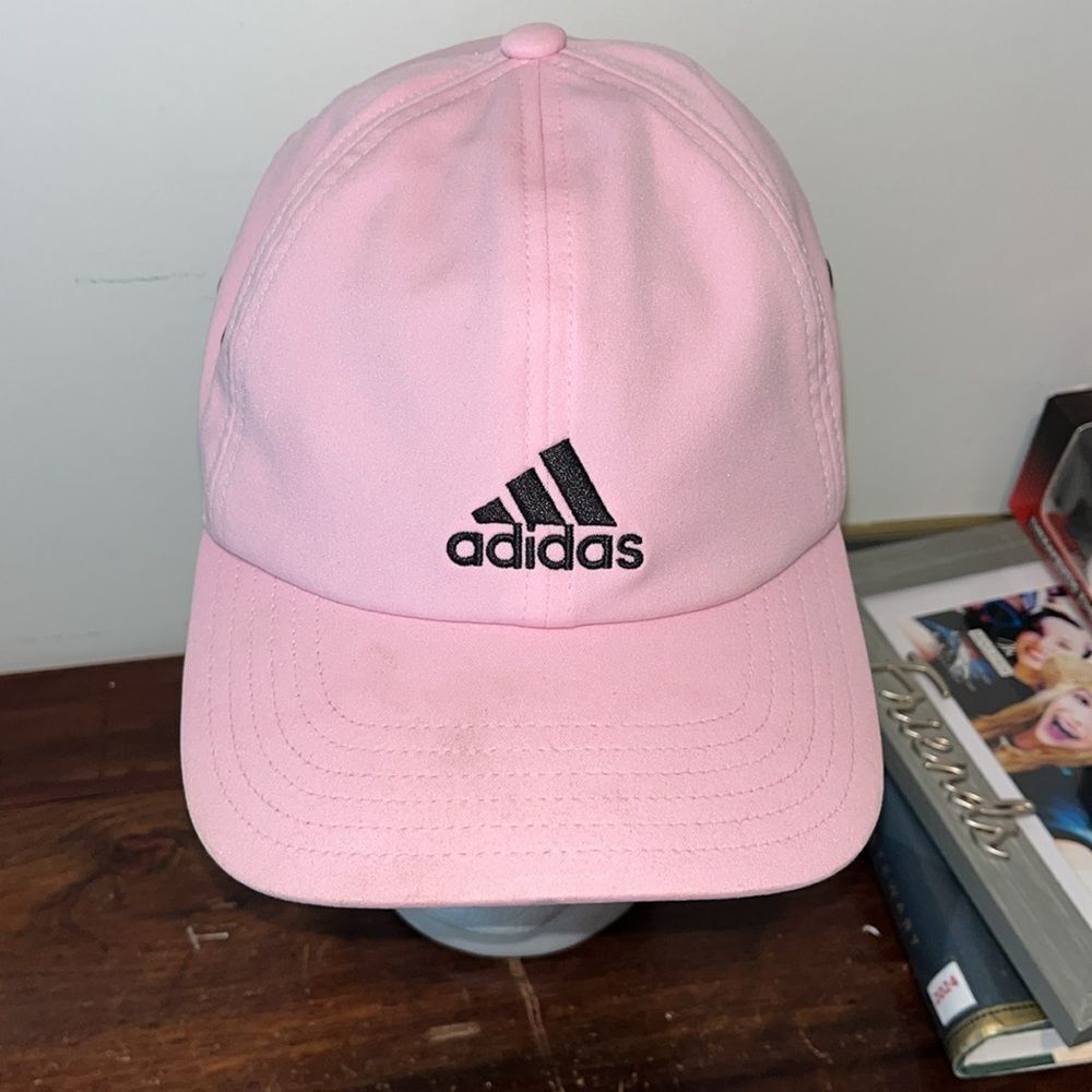 New Unisex adidas aeroready PINK buckle back golf pickleball baseball cap hat